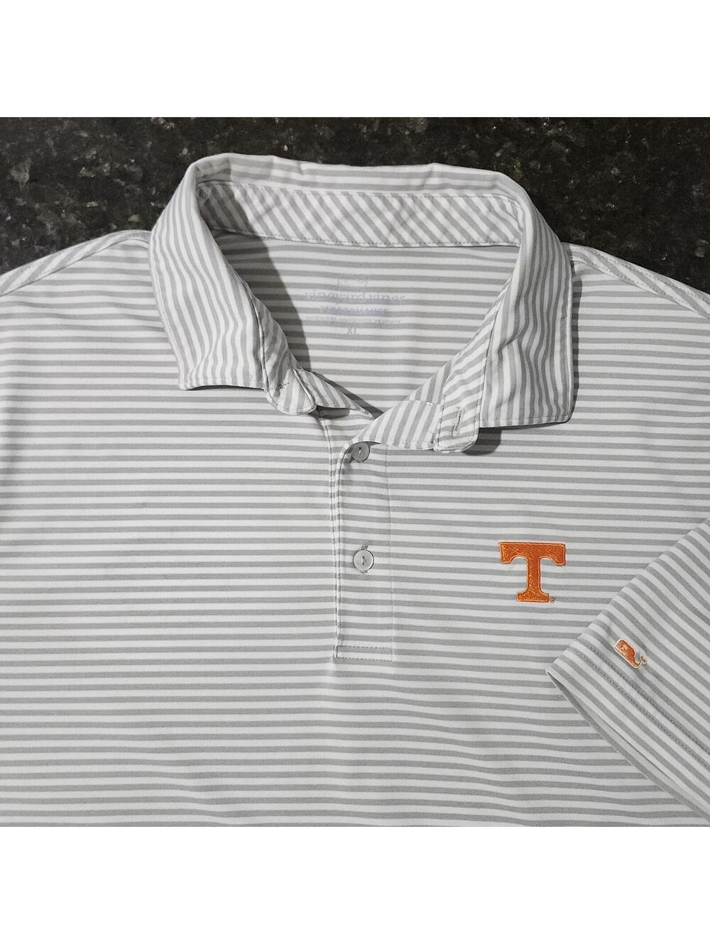 Vineyard Vines Tennesse Vols On The Go OTG Polo Stretch Performance Mens Large